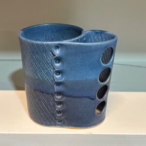 UNIQUE Blue Ceramic Coffee Mug